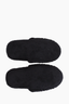 Versace Black Patterned Towel Slippers