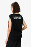 Versace Black Trésor De La Mer Print Sleeveless Top Size 52