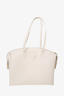 Versace White Leather Medusa Tote Bag