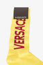 Versace Yellow/Burgundy Socks Size M