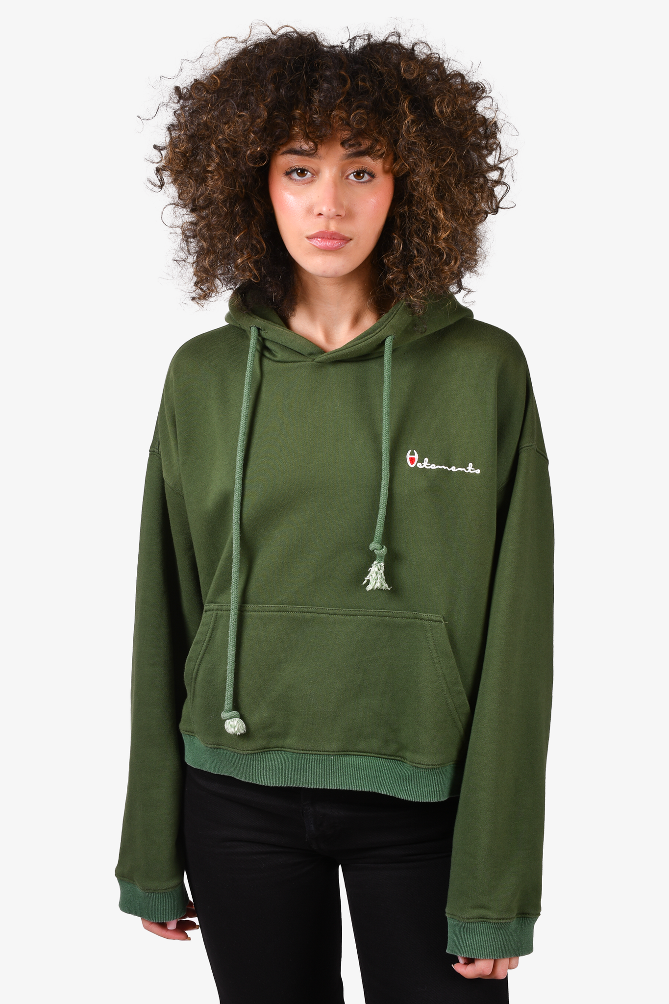 Champion green sales sweatshirt womens