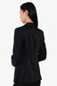 Victoria Beckham Navy Virgin Wool Blazer Size 2