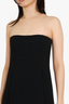 Victoria Beckham Sequin Details Black Strapless Midi Dress Size 4