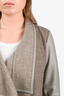 Vince Beige Collared Jacket Size S