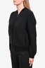 Vince Black Wool Zip Up Sweater Size M
