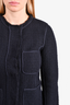 Vince Blue Tweed Cropped Blazer Size 6