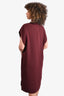 Vince Burgundy Tunic Midi Length Dress Size S