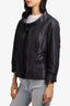 Weekend Max Mara Black Nylon Cropped Jacket Size 14