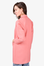 Whistles Pink Wool Single Breasted Coat Size 2 US