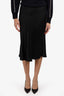Wilfred Black Silk Midi Skirt Size 4