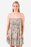 Wilfred Green Floral 'Tempest' Sleeveless Mini Dress Size S