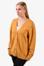 Wilfred Yellow Cashmere Cardigan Size M
