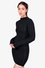 Wolford Black Ruched Mini Dress Size M