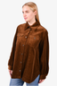 Won Hundred Brown Corduroy Jacket Size 38
