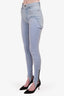 Y Project Blue Denim/Velvet Stirrup Pants Size M