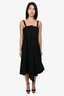Y's by Yohji Yamamoto Black Denim Midi Dress Size 2