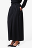 Yohji Yamamoto Black Pleated Wide Leg Trouser Size M