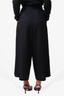 Yohji Yamamoto Black Pleated Wide Leg Trouser Size M