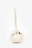 Yuzefi Off White Leather 'Baton' Crossbody With Chain
