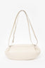 Yuzefi Off White Leather 'Baton' Crossbody With Chain