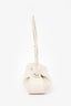 Yuzefi Off White Leather 'Baton' Crossbody With Chain