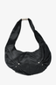 Yves Saint Laurent Black Silk Crystal Detail Shoulder Bag