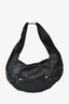 Yves Saint Laurent Black Silk Crystal Detail Shoulder Bag