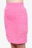 Yves Saint Laurent Vintage Pink Midi Skirt Size 4
