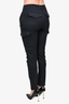Zadig & Voltaire Navy Pinstriped Cargo Trousers Size 34