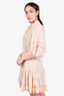 Zimmerman Cream Lace Ruffle Dress With Slip Size 1