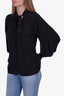 Zimmermann Black Button Up Silk Blouse Size 1