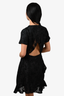 Zimmermann Black Embroidered Mini Dress Size 2