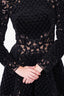 Zuhair Murad Black Velvet Beaded Dress Size 6