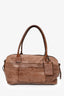 Brunello Cucinelli Brown Leather Large Top Handle Bag