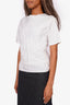 Alaïa White Bustier Seam T-Shirt Size 4