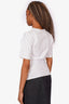 Alaïa White Bustier Seam T-Shirt Size 4