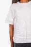 Alaïa White Bustier Seam T-Shirt Size 4