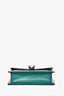 Bvlgari Green Leather Serpenti Mini Bag w/ Card Holder Insert