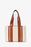 Chloe Beige/Brown Fabric/Leather Tote Bag