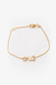 Christian Dior 18k Yellow Gold 'Oui' Diamond Bracelet