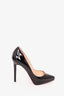 Christian Louboutin Black Patent Leather Platform Heels Size 36.5