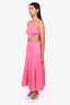 Cult Gaia Pink Halter Neck Cut Out 'Nadeesha' Dress Size XS