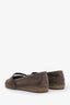 Brunello Cucinelli Brown Suede Maryjane Espadrilles Size 39