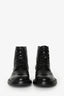 Saint Laurent Black Leather Army 20 Lace Up Boots Size 41 Men's