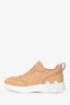 Hermès Camel/White Suede 'Bouncing' Sneakers Size 38