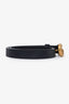 Gucci Black Leather GG Marmont Thin Belt Size 80/32