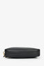 Versace Black Leather Medusa Pouch With Wrist Strap