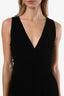 Tory Burch Black Velvet V-Neck Midi Dress Size 0