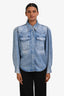 Isabel Marant Etoile Blue Denim Button Down Shirt Size 38