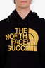 The North Face x Gucci Black Cotton Logo Hoodie Size M Men's